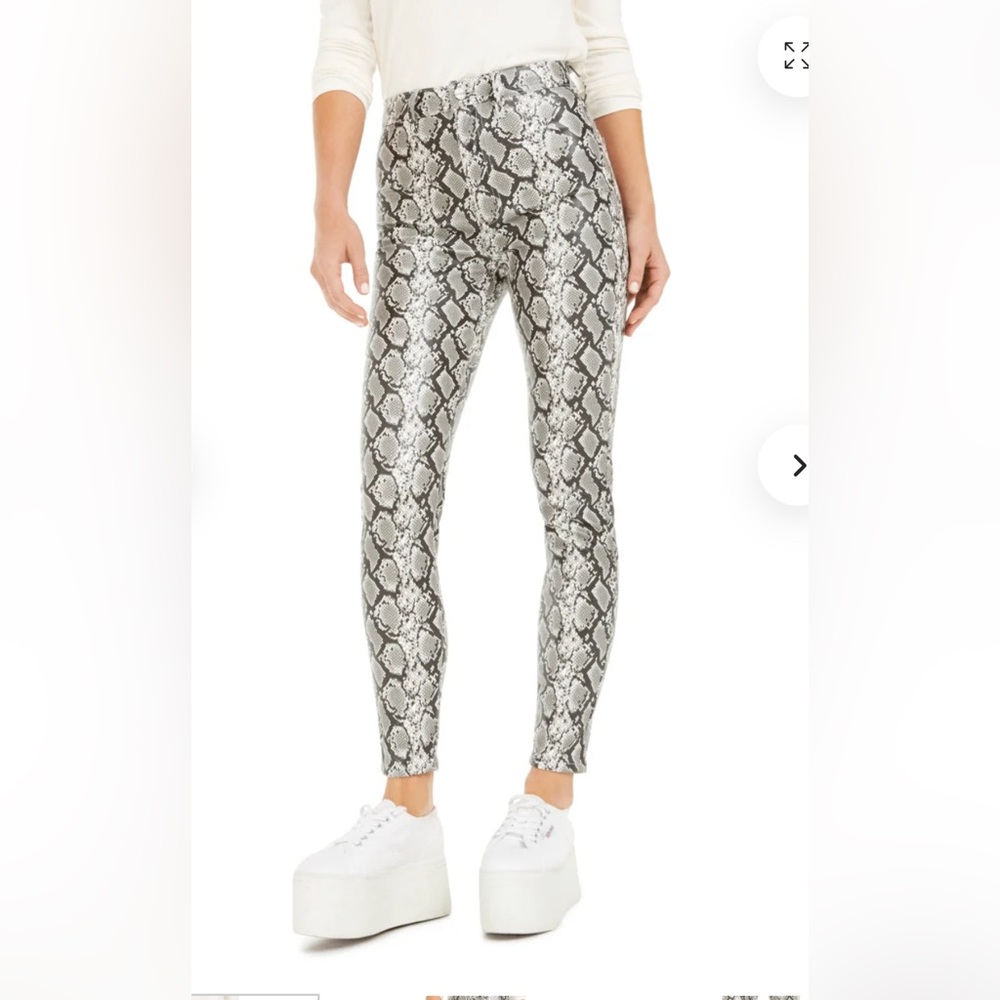 Kendall+Kylie The Skyscraper Snake Print Pants